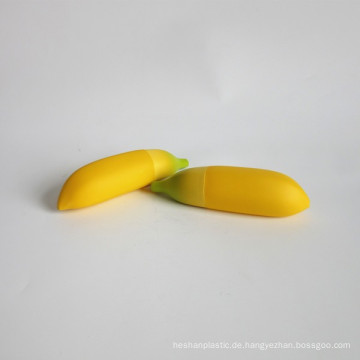 Kundenspezifisches Entwurfs-Bananen-Form-kosmetisches 30ml Plastikglas